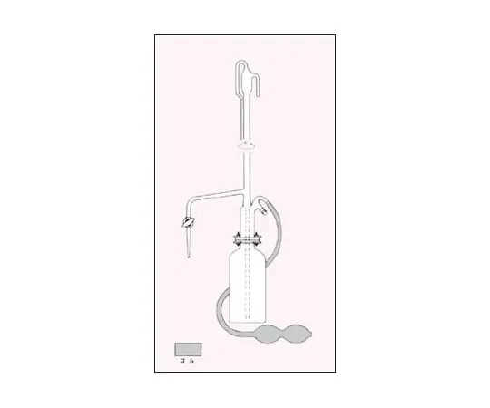 61-9726-40　Automatic Burette (Plane Joint Type with Teflon Cock New Standard) 10mL　F-2103BURET10S
