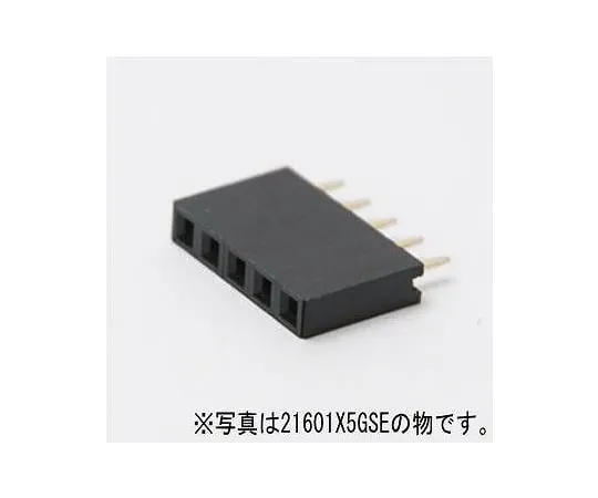 63-3105-38　Board Pin Socket (2.54 mm pitch, 3 Pins x 1 row)　21601X3GSE