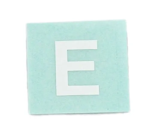 61-7397-46　Character Seal E White 15mm　CL15W-E
