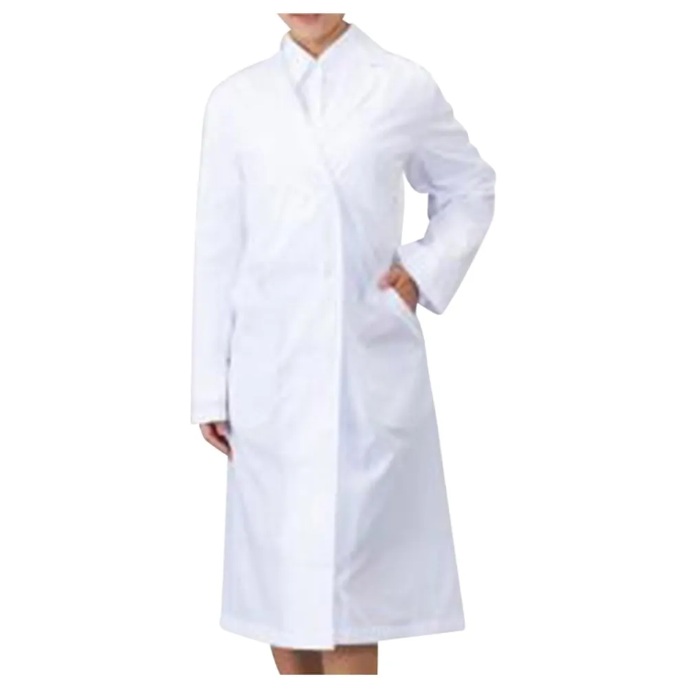 2-9399-01　Practice White Coat Single For Women S　JH-FS