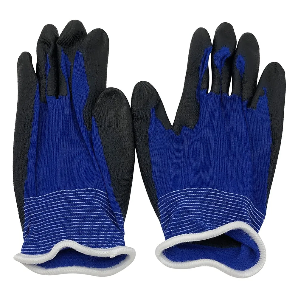 4-1801-01　Aztec blue PU Coated gloves (18G)　S