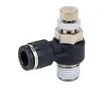 61-7656-13　Speed Controller Elbow Type M3 x 0.5 Clean Package　JSC3-M3B-C