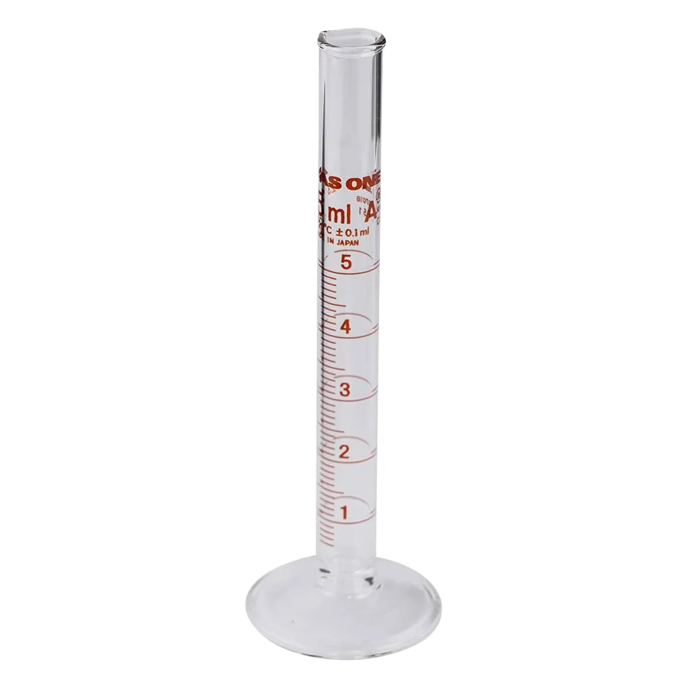 1-8561-01-57　Graduated Cylinder 5 mL with Chinese Calibration Certificate