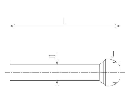 62-2089-50　［Discontinued］O-Ring Spherical Joint Male　2070-2812