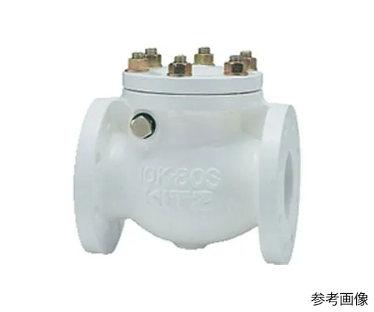 65-1887-29　Cast Iron nylon 11 Lining JIS Standards Swing Chucking Valve (10 FCON) Nominal Diameter 50 mm　10FCON50A