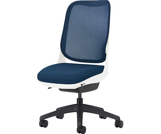 63-7306-29　Ride (Office Chair) Armless Type Cosmic Blue　No.3560F-K