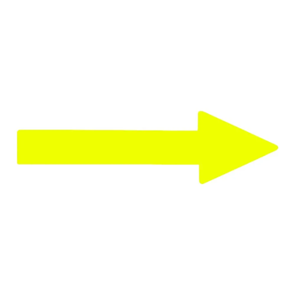 61-3408-57　Direction Indication Sticker For Identifying Tube -> (Fluorescent Yellow) Arrow Sticker 23　193123