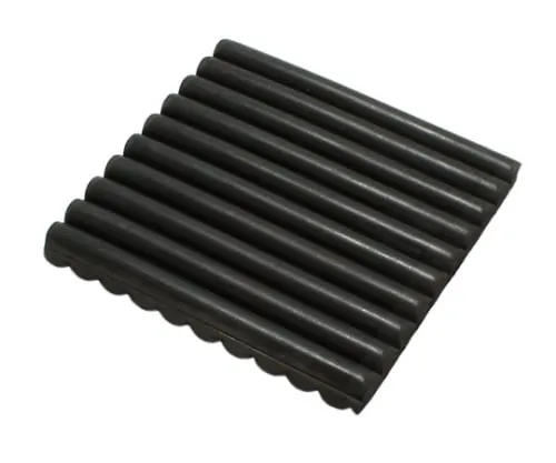 61-7441-36　S Type Vibration-Proof Rubber 10 x 100 x 100 Millimeters　KWGS-100