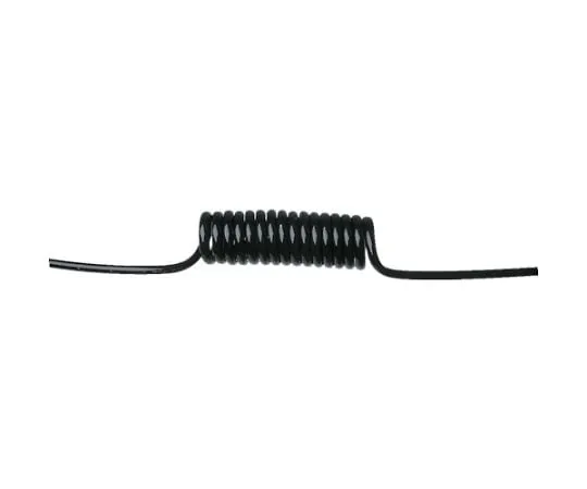 61-1956-80　Touch Spiral Tube (for Air & Water) Outer diameter: 4 Inner diameter: 2.0 Coil length: 60 Color: Black　TPS-4-15