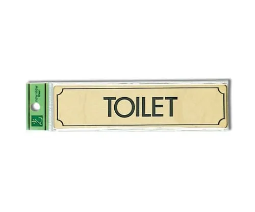 61-7411-77　TOILET 160mm x 40mm x 1mm Gold　LG170-12