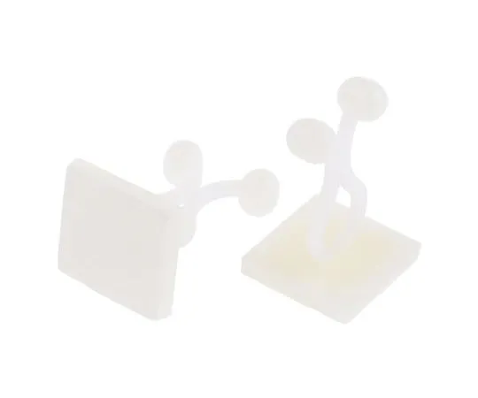 63-4632-29　RS PRO Cable Clip Natural Self Adhesive Nylon Bunny Clip, 7.9mm Max. Bundle　479-605