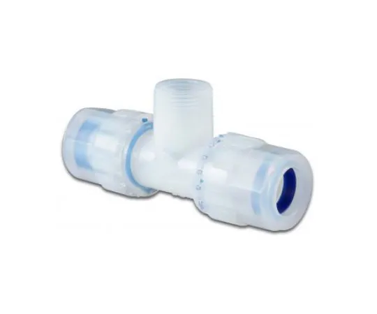 62-1059-76　Fluorocarbon Resin PFA Joint Male Branch Tee　MBT-H6-N6