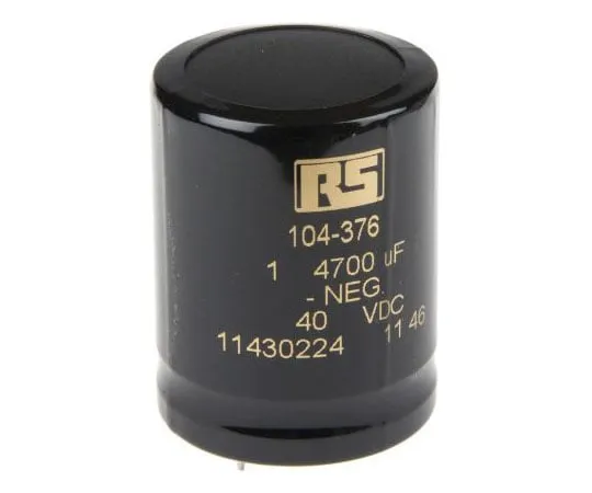63-4140-11　KEMET 4700μF 40V dc Aluminium Electrolytic Capacitor, Through Hole 35 x 45mm +85°C 35mm 45mm　ALP20A472CB040