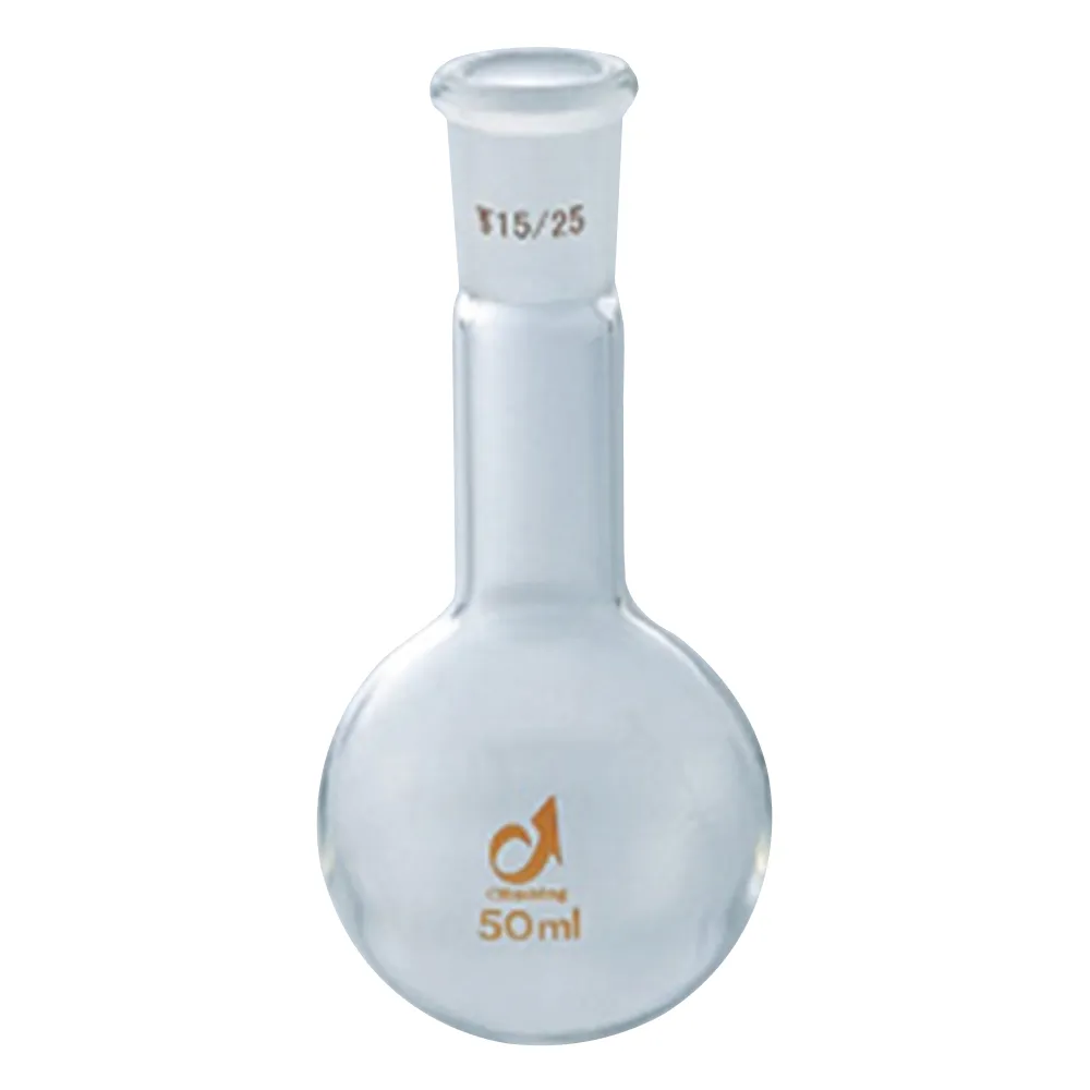 1-4327-01　Common Sliding Round-Bottom Flask 50mL TS15/25　CL0070-01-10