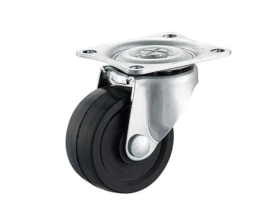 3-9084-01　Small Caster (Universal Type) φ25mm Rubber　KFR-25