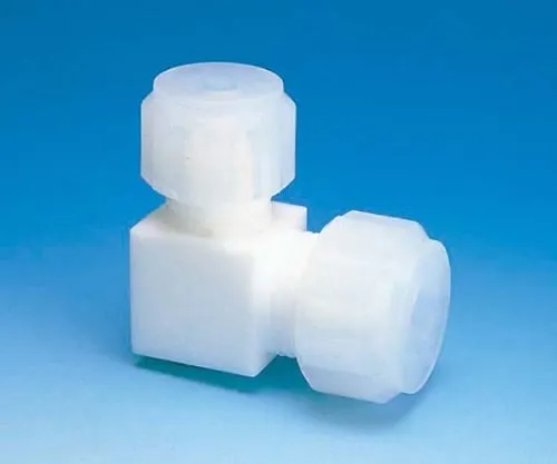61-4380-84　PTFE Different Diameter Joint L-Typ 6φ＊8φ　F-2067-01