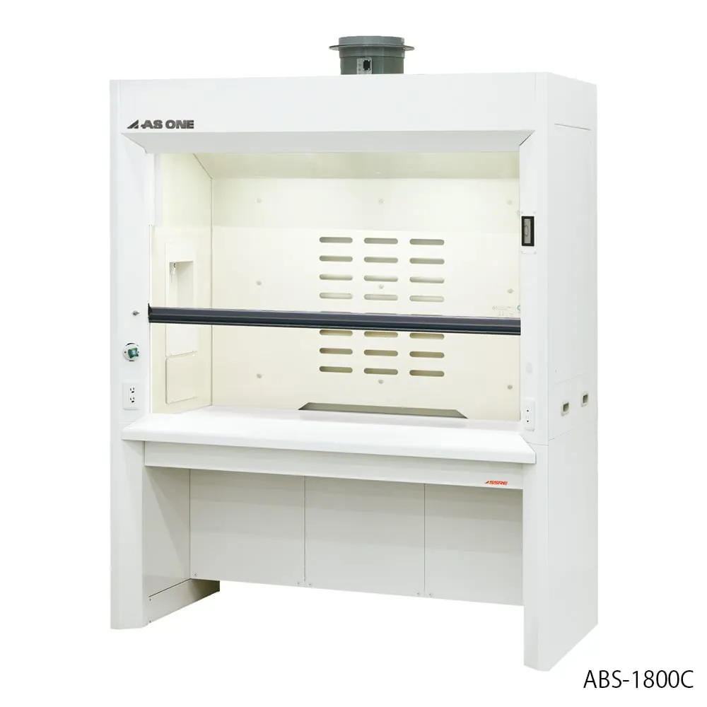 3-3946-21　Fume Hood (Open Dive Ceramic Top Plate) Standard 1200 x 830 x 2250 mm　ABS-1200C