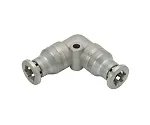 61-7634-19　［Discontinued］Stainless Steel (SUS316) Fitting Union Elbow φ4　SSV4