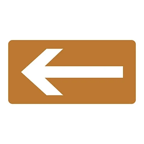 61-3404-27　JIS Pipe Identification Clarifying Sticker  