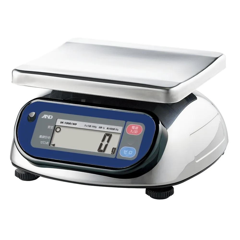 61-4677-74　Digital Weight Scales (Dust & Waterproof, with Tested, District No. 1) SK1000iWP-A1　SK1000iWP-A1