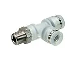 61-7647-97　Tube Fitting PP Branch Tee M5 x 0.8 Clean Package　PPD4-M5SUS-C