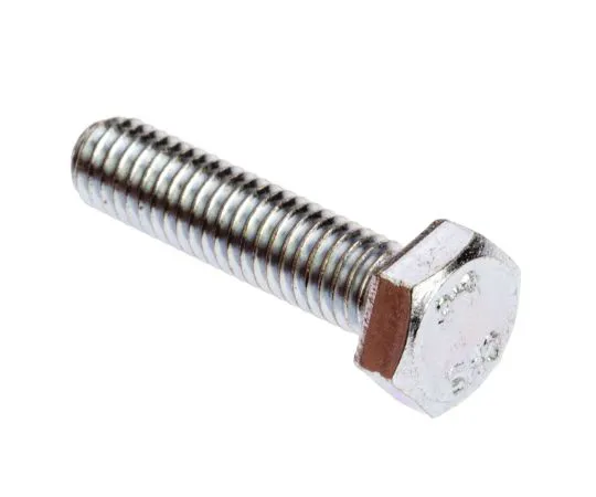 63-4639-34　Zinc plated & clear Passivated Steel Hex M6 x 25mm Set Screw　525-880