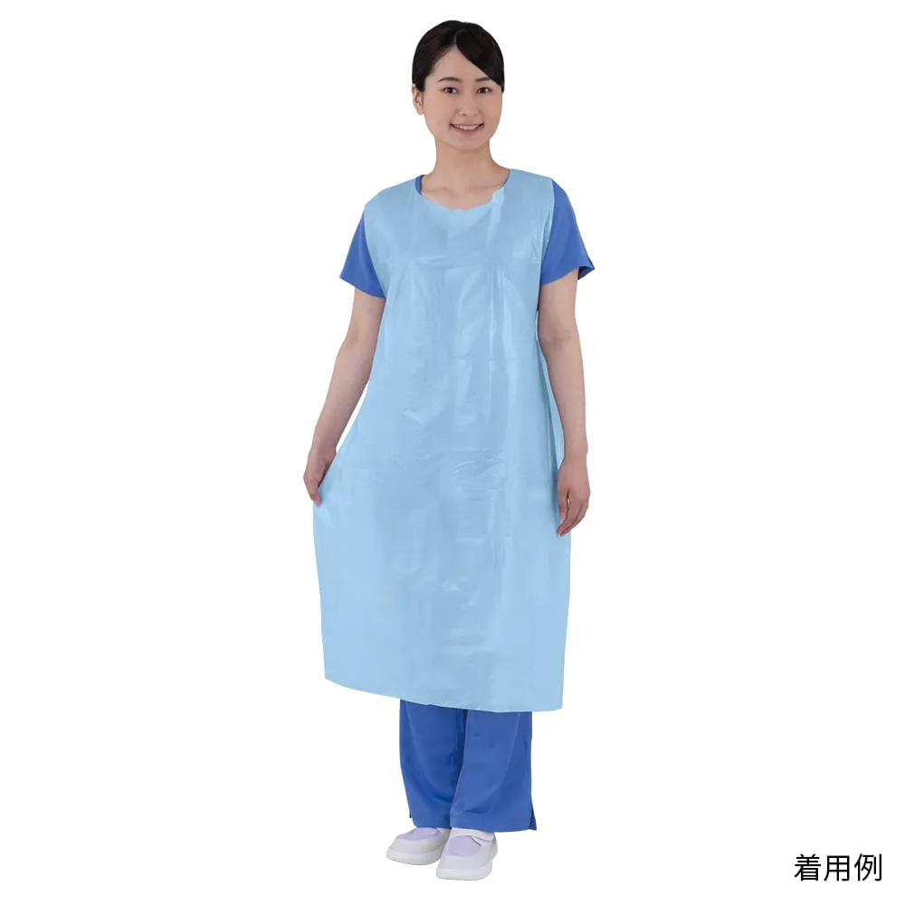 0-1517-02　NAVIGUARD Apron Blue 50 Pcs　-