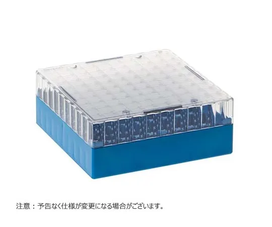 65-3853-04　Storage Box For MICREWTUBE, 100 pcs, Blue, 24 pcs　T350-100B