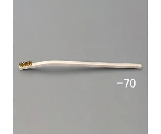 64-7815-84　Brush with Handle (brass/Long handle) 11 x 350 mm　EA109BA-70