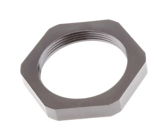 63-4565-57　RS PRO Black PA 6 Cable Gland Locknut, M40 Thread　127-546