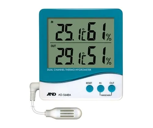 61-4673-09　Dual Channel Thermo-Hygrometer AD-5648A　AD-5648A
