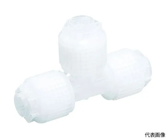 63-2113-81　Fluoropolymer Fittings Union Tee LQ2　LQ2T21