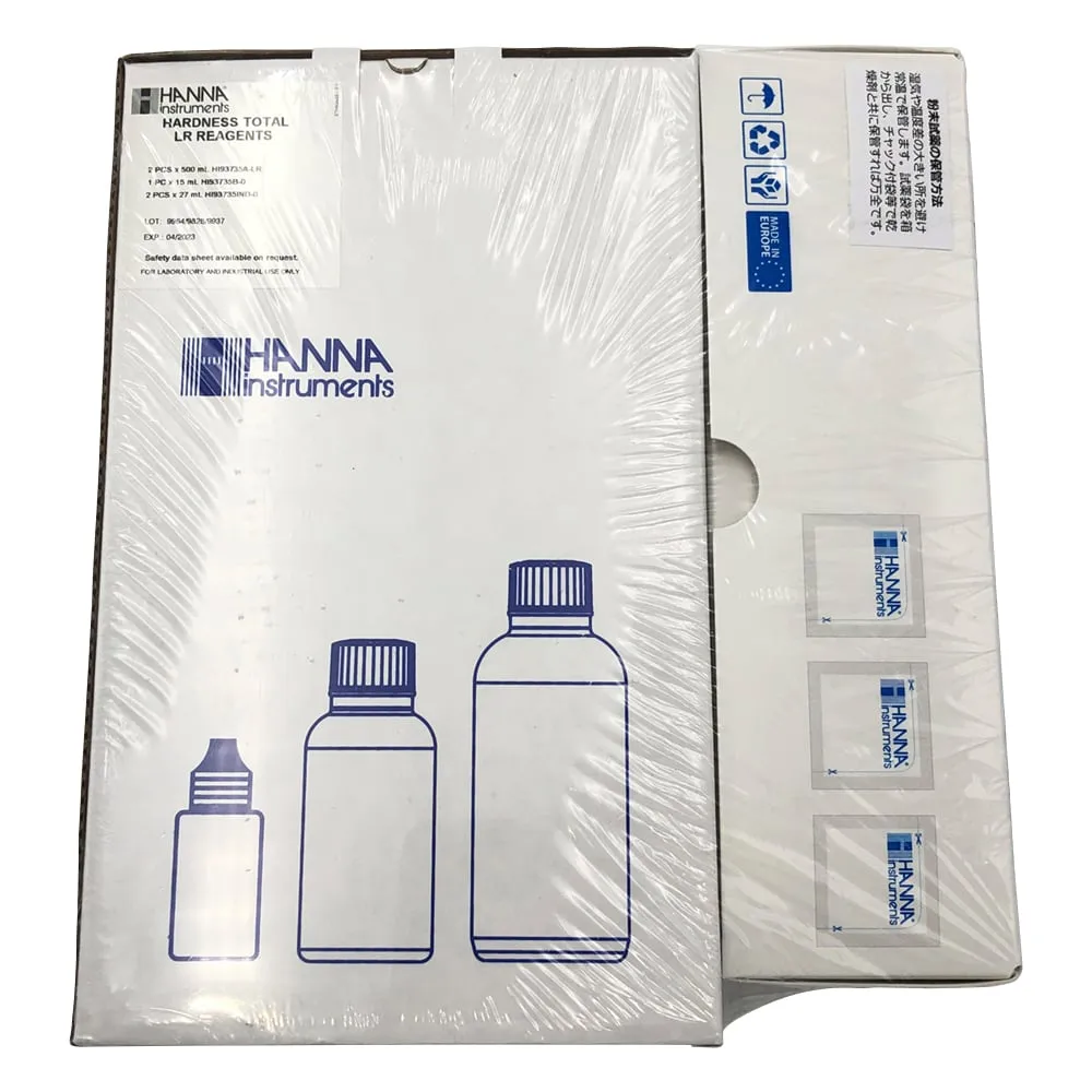 1-3226-12　Lowe Concentration Region Reagent HI 93735-00 for Total Hardness Meter　HI93735-00