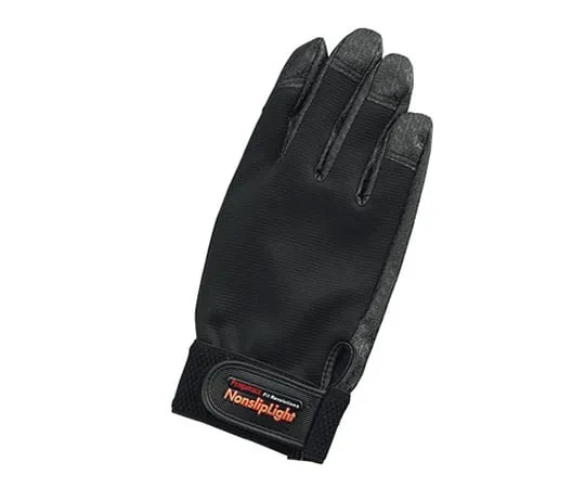 3-082-01　Grip Gloves Non-Slip Liner(R) Black M　PA-9200 M