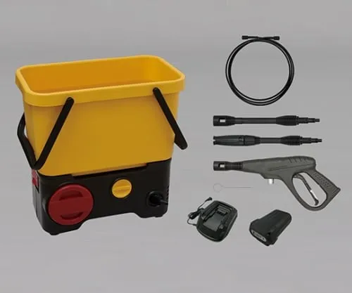 61-0418-75　［Discontinued］Tank Type High‐Pressure Washing Machine Charging Type SDT-L01 Yellow/Black　520200/SDT-L01