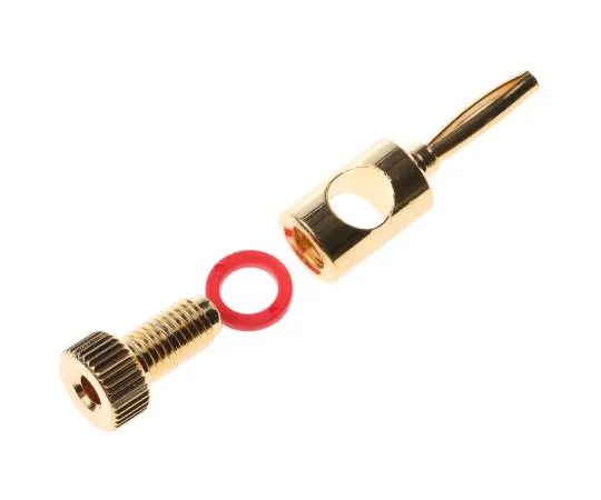 63-4627-82　RS PRO Loudspeaker Connector Plug, 1 Way, 16A, Screw Down Termination　458-213