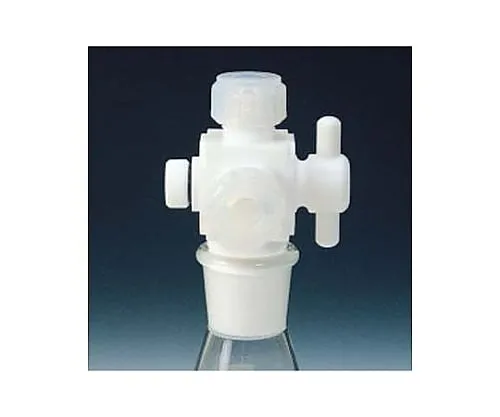 61-3531-11　Fluorocarbon Resin Three-Way Valve Connection Type Adapter 6φ x TS 15/25　NR0096-01