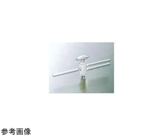 65-6842-13　Hollow One-Way Two-Pipe Cock φ8 19-2　2018-01