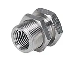 61-7637-54　Stainless Steel (SUS316) Tightening Fitting Bulkhead Socket R1/8 Rc1/8　NSMFF01