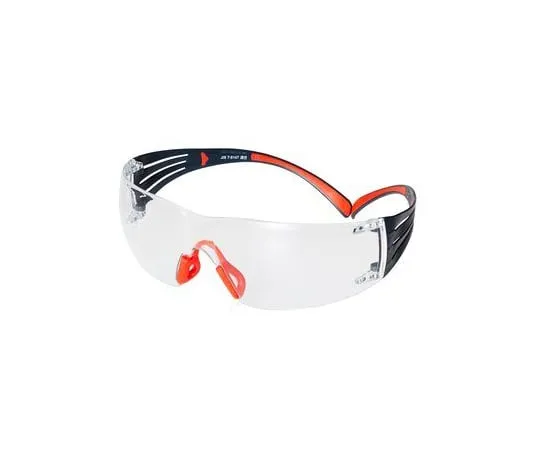 63-7318-58　Secure Fit Protection Glasses Clear　SF401SGAF-RED JIS