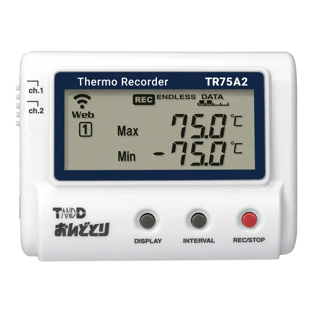 4-1099-11　Temperature recorder device (wireless LAN)　TR75A2