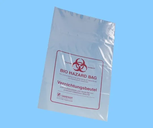 63-2983-96　Biohazard Bag 500 x 300mm (with Red Print)　86.1201