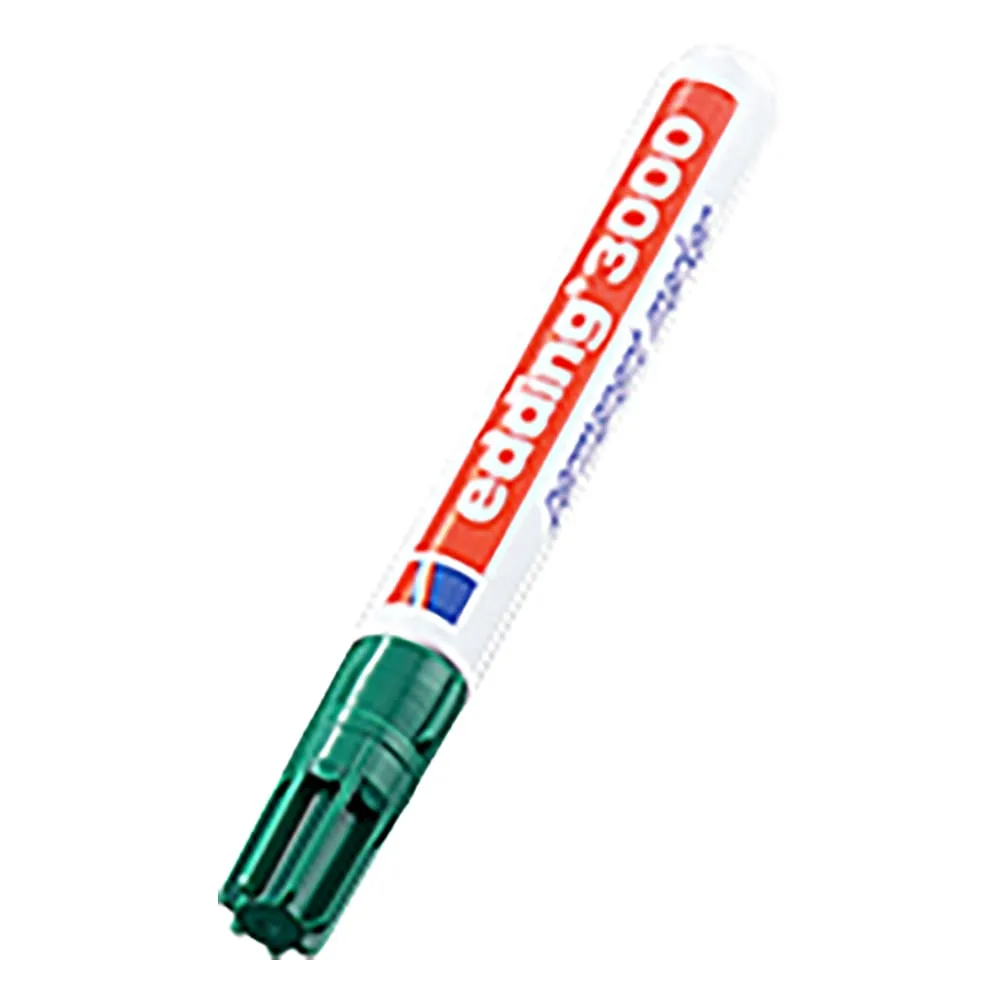 3-7106-04　Lab Pen (Edding) Thick Green 1.5 - 3mm　4-3000004