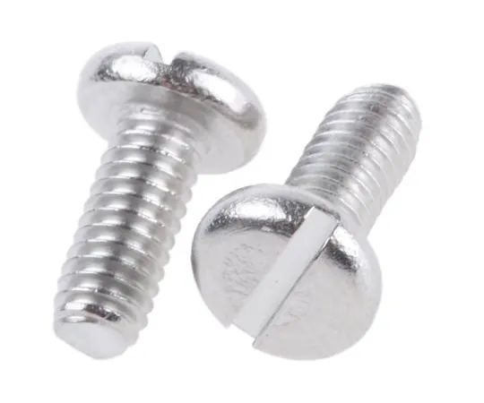 63-4639-55　RS PRO, M2.6 Pan Head, 6mm Stainless Steel Slot A2 304 Plain　526-928