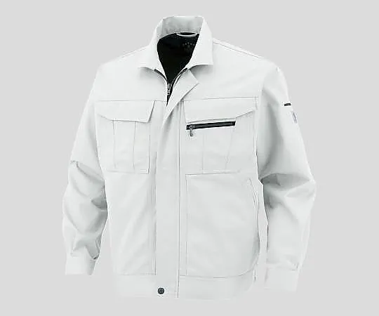 2-9946-01　Long Sleeve Work Jacket JIS Antistatic Standards Correspondence M Silver Spada　A-1150