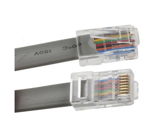 63-4624-91　RS PRO Grey 3m Telephone Extension Cable Male RJ45 Male RJ45 PVC　446-686