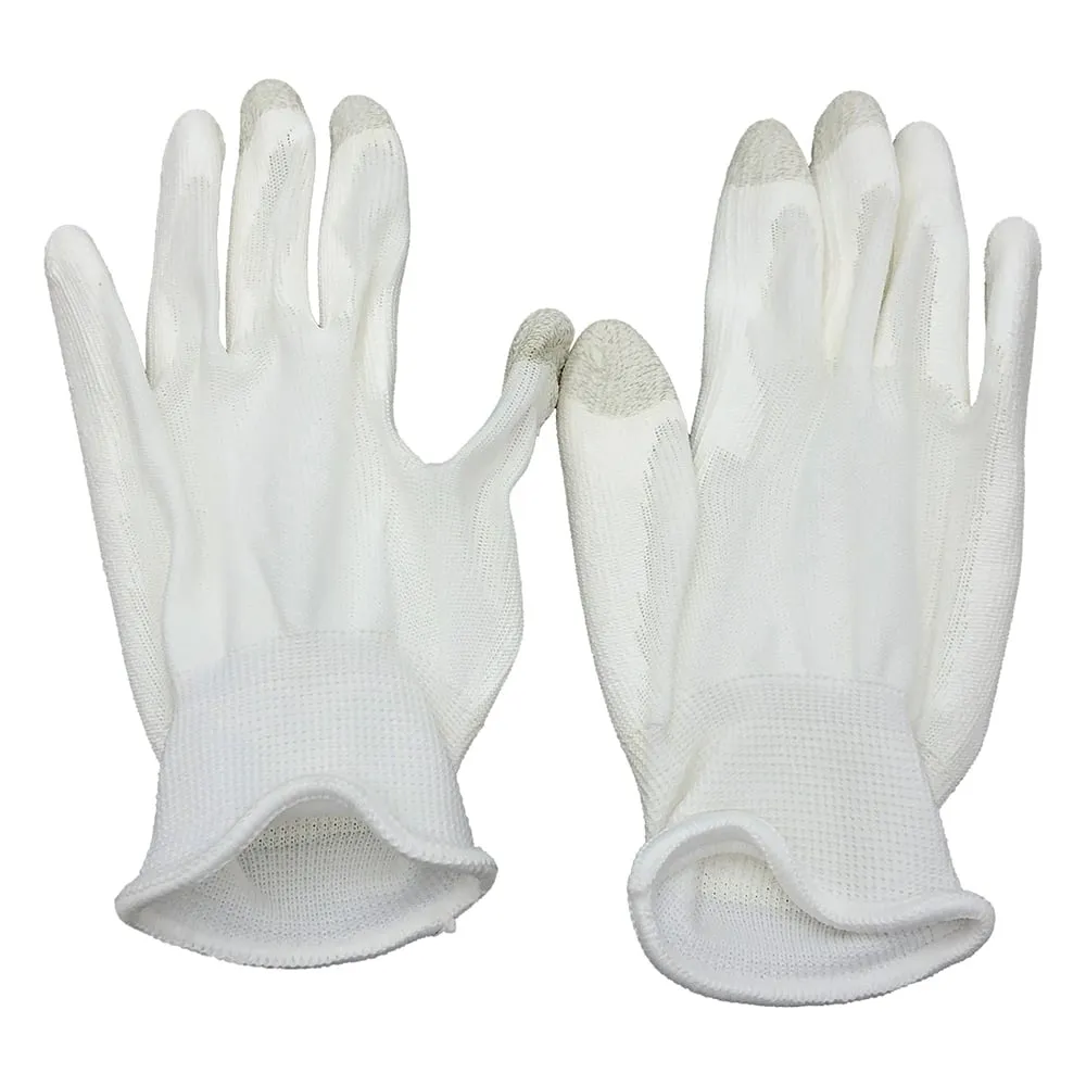 4-1802-01　AT Touch Panel Compatible PU Coated gloves (Palm coat)　S