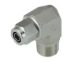 61-7636-38　Stainless Steel (SUS316) Tightening Fitting Elbow R1/8　NSL0420-01