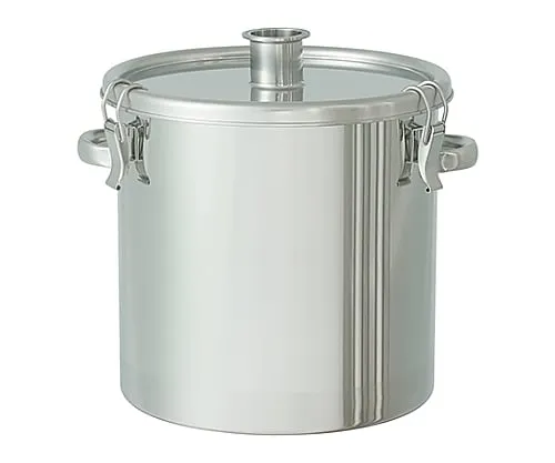 61-0753-05　Powder Collecting Stainless Steel Container (Ferrule Shape) 10L　FK-CTH-24-F-1.5S