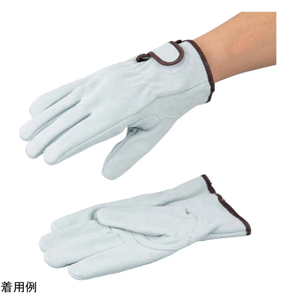 4-3743-01　Cow Leather Gloves (with Liner) M　V-718FCM